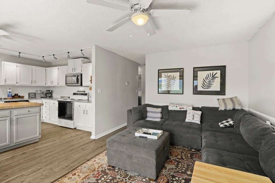 A pair of chic living rooms—your stylish canvas for countless memorable nights!