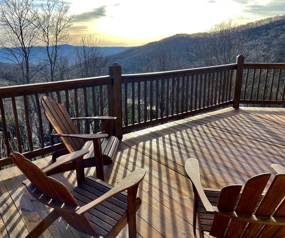 From our deck.
