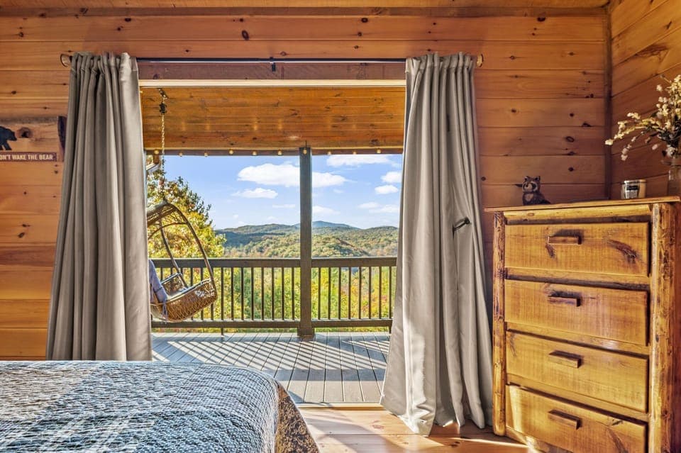 View from upstairs bedroom