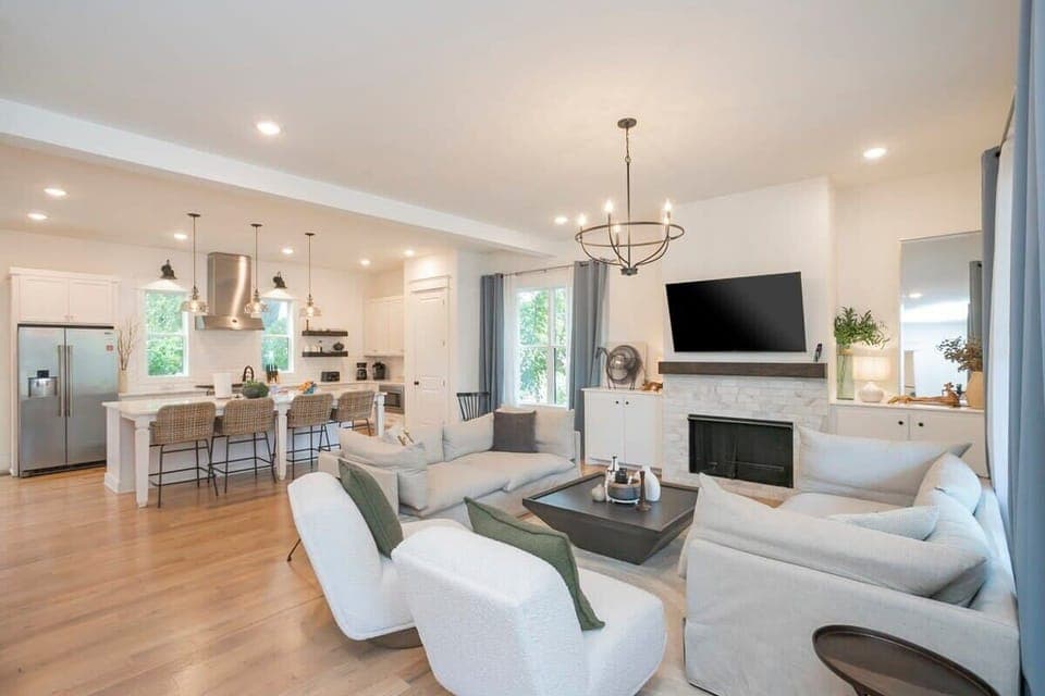 Lovely open concept Living Room