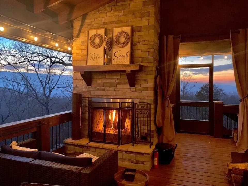 Sunsets on the porch