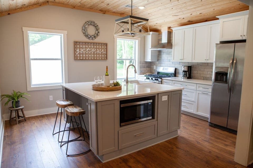 Kitchen with HUGE island