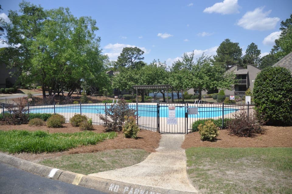 Seasonal pool access