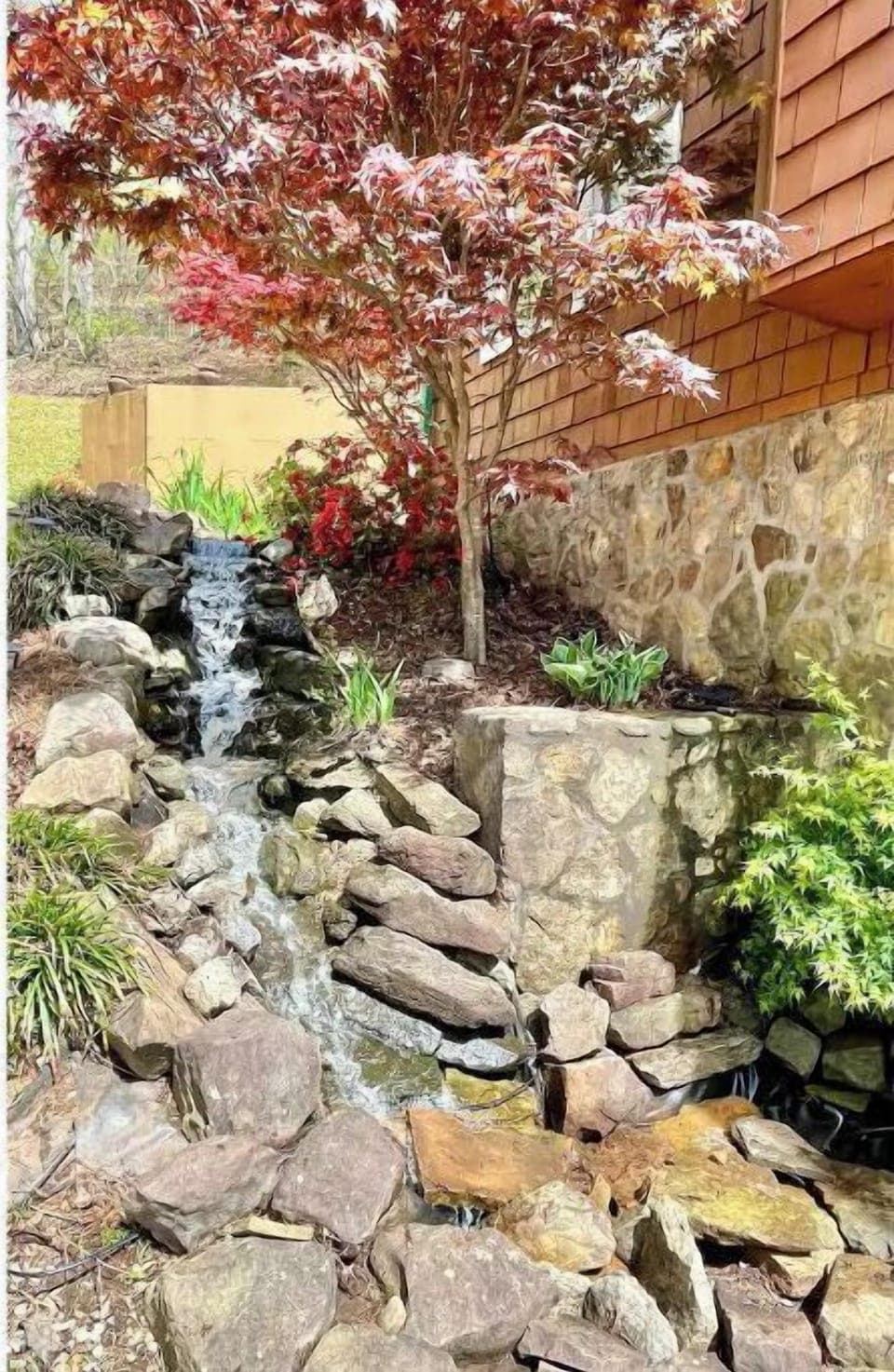 Pump activated Waterfall!