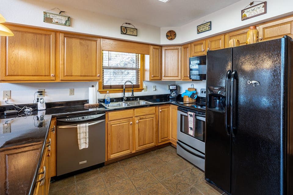 Kitchen space with all the appliances you need
