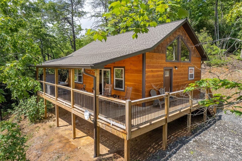 Wrap around deck - Large covered and uncovered wrap around deck