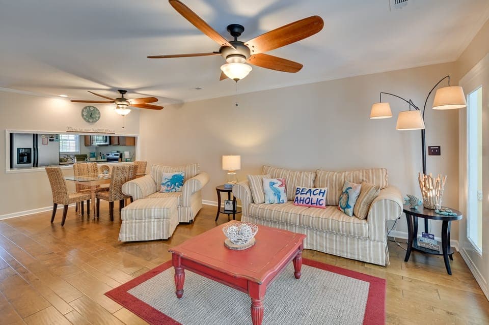 Murrells Inlet Vacation Rental | 2BR | 1.5BA |1,200 Sq Ft | Stairs Required