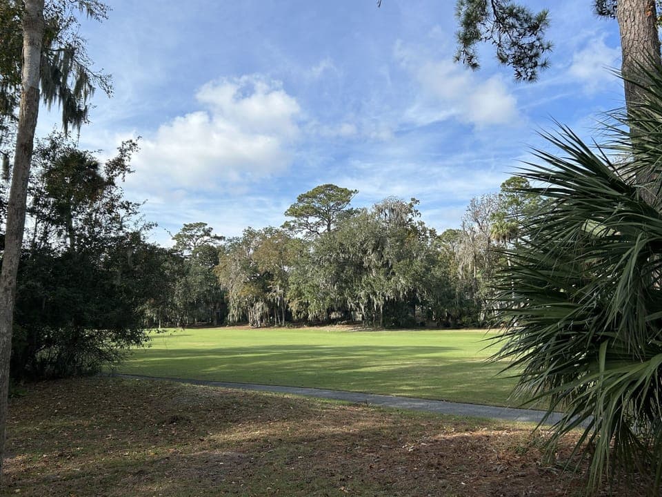 Golf Course view from patio/playarea