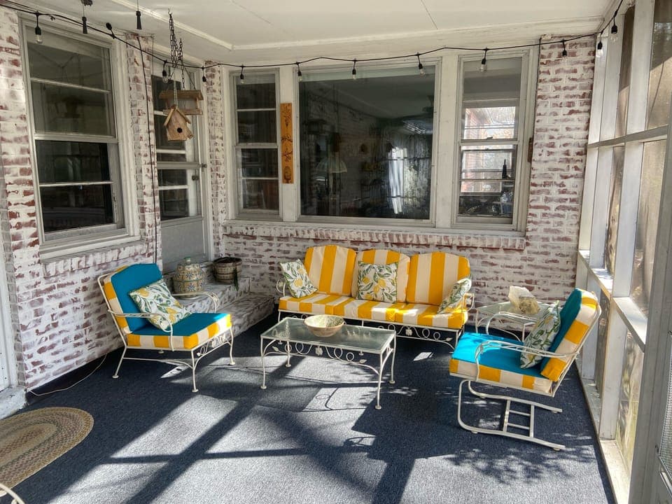 Screened in patio