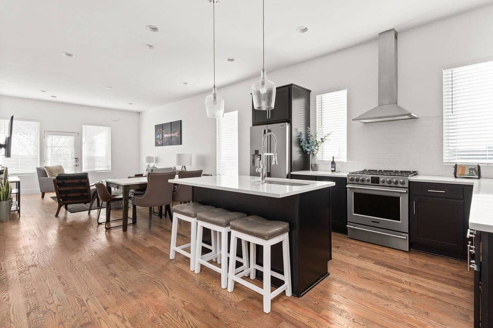 Open-concept kitchen perfect for entertaining