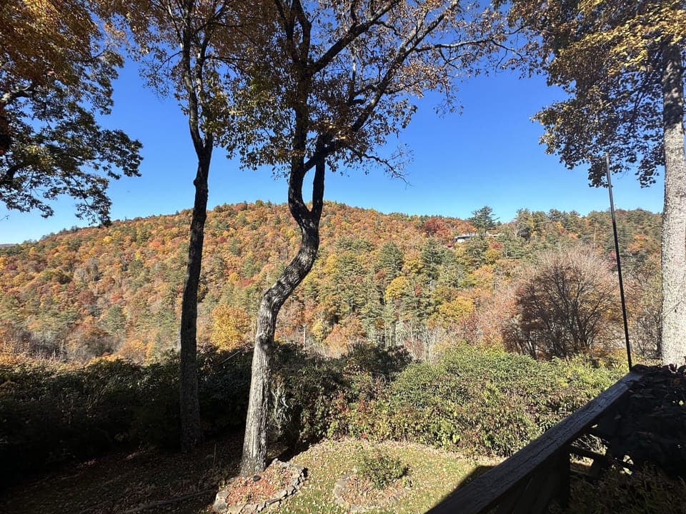 October landscape view