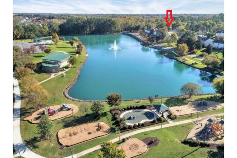 the Lake Part next to the house