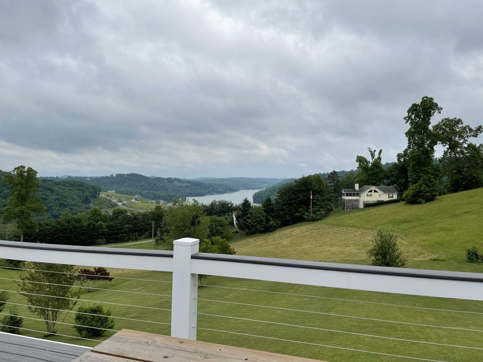 View off the deck