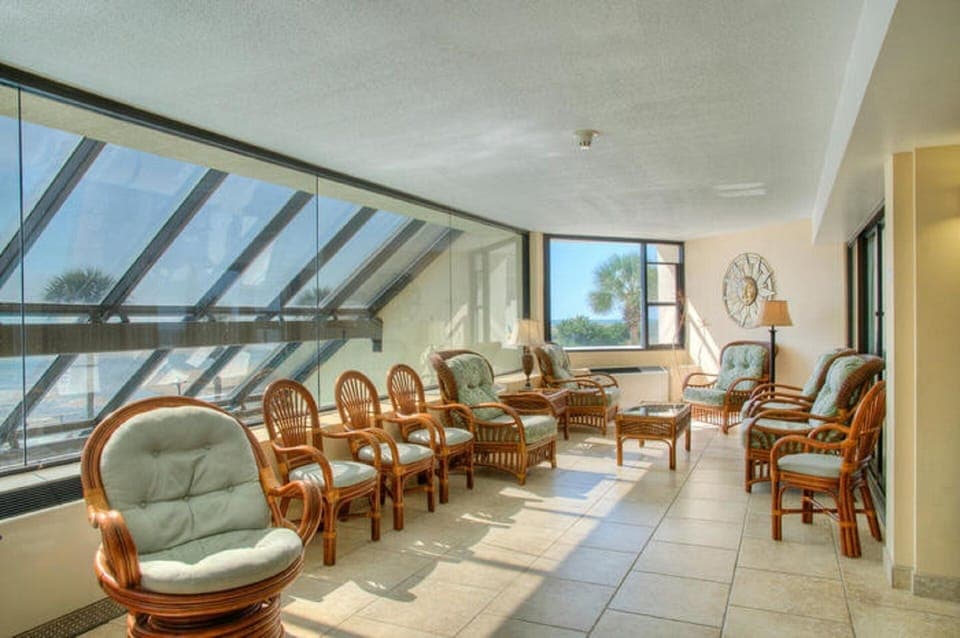 Find a quiet spot for some good conversation.