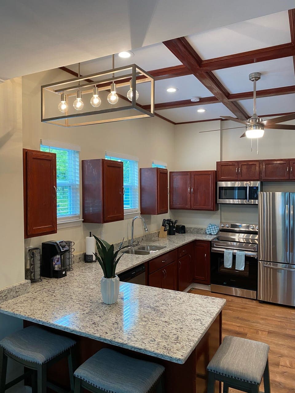 nice open kitchen!  