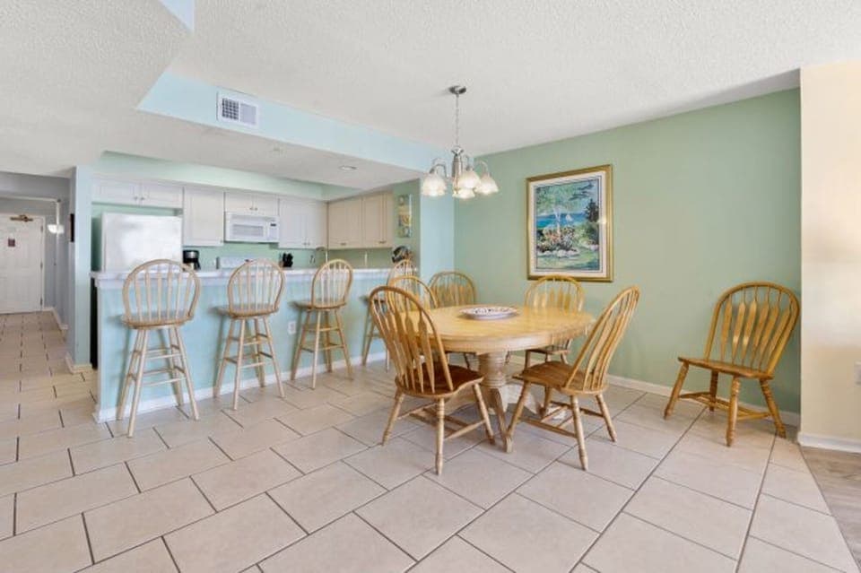 Sit together and enjoy a home cooked meal and chat about your fun-filled day!