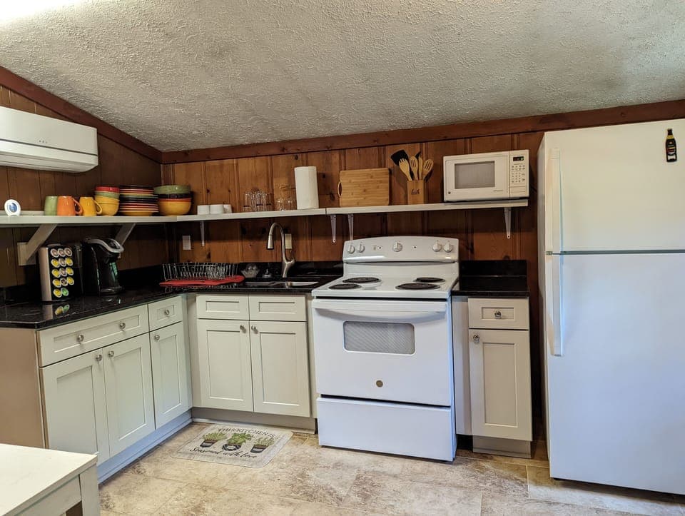 Fully stocked kitchen