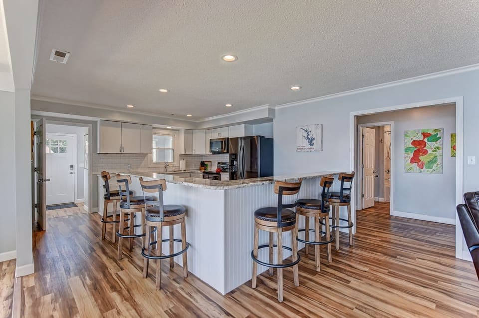 Fully stocked kitchen to prep all your group meals.