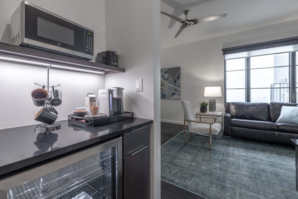 Kitchenette for your convenience.