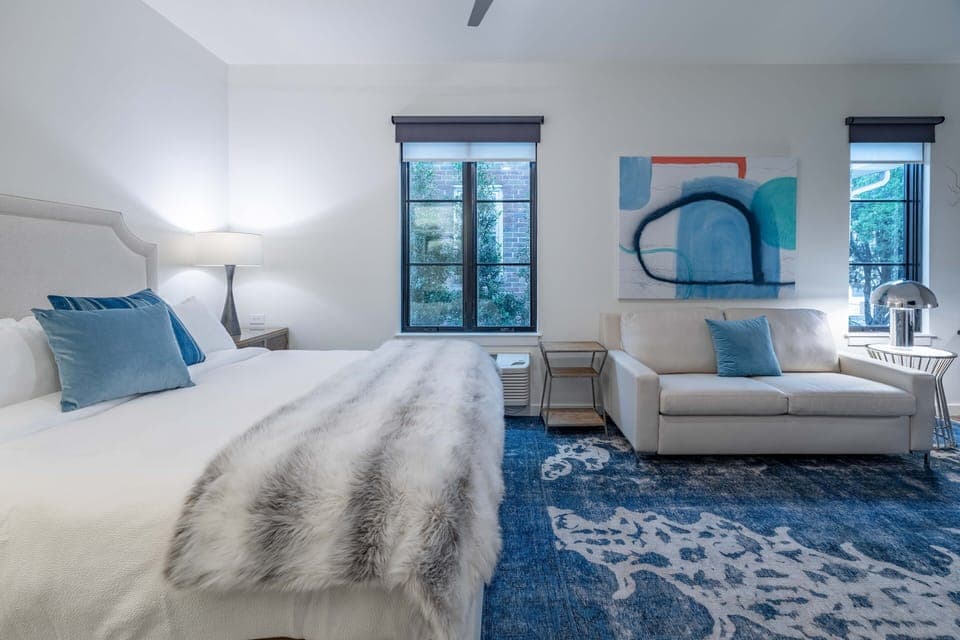 Four full private suites.