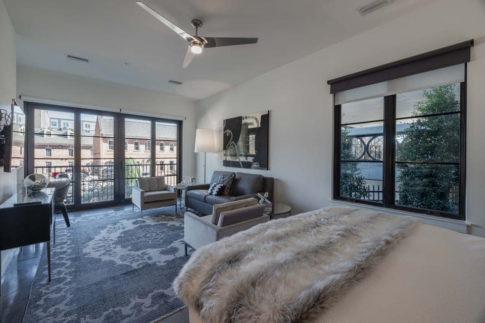 Four full private suites.