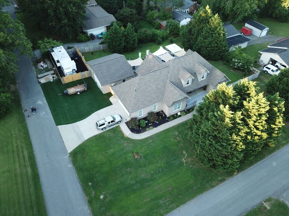 Arial of site