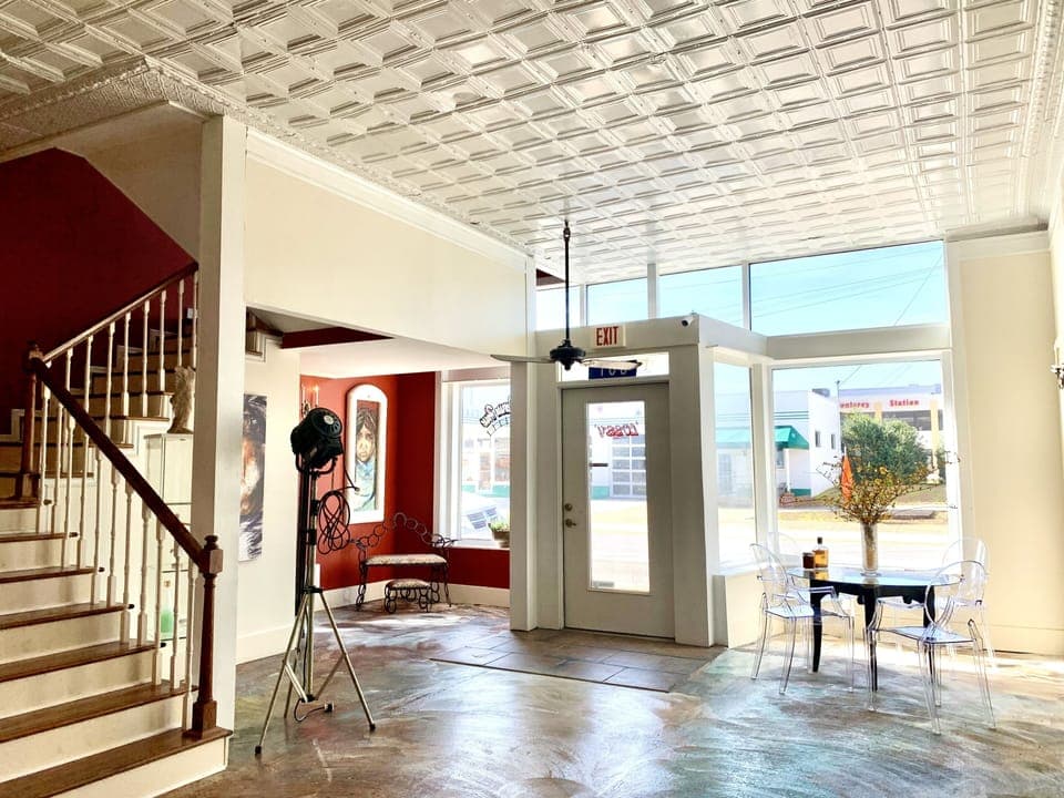 Front lobby with staircase