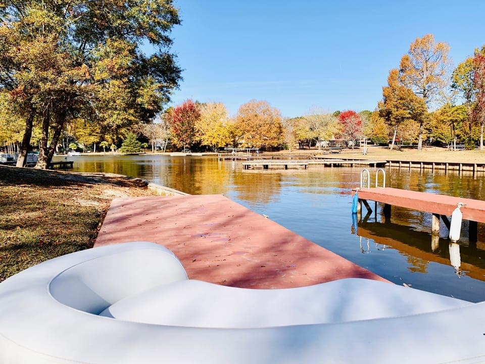 A relaxing time for fishing or tie your boat with your very own dock and slip.