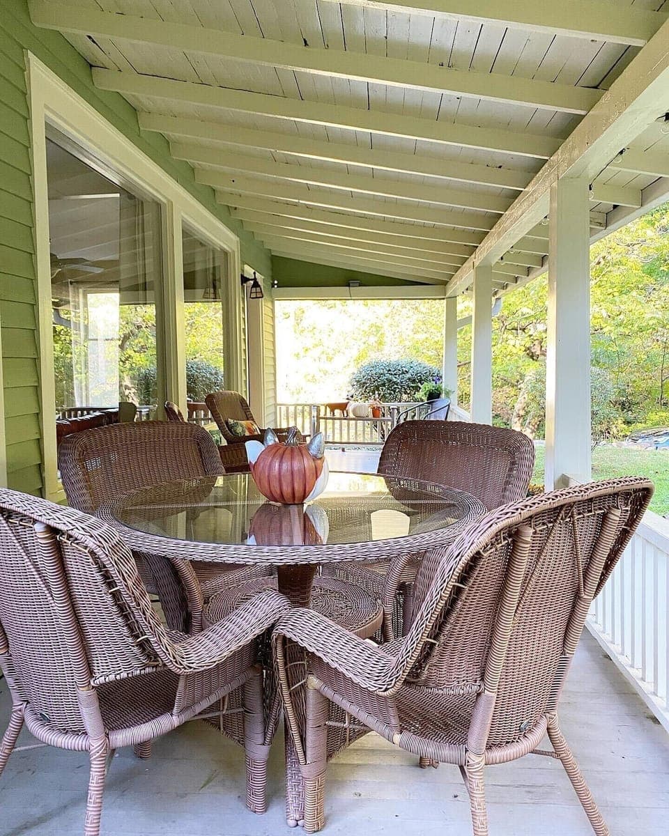 Front porch for relaxing. 