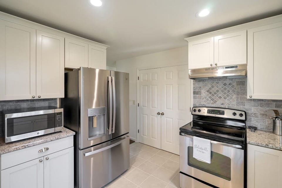 Laundry Closet off Kitchen
