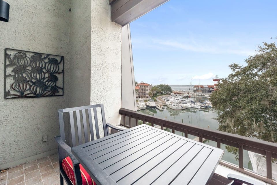 View from private balcony