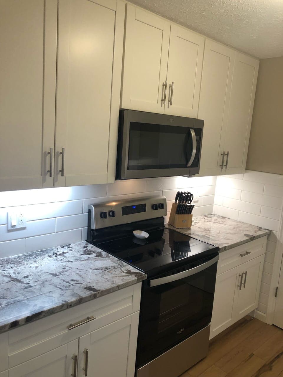 All new kitchen