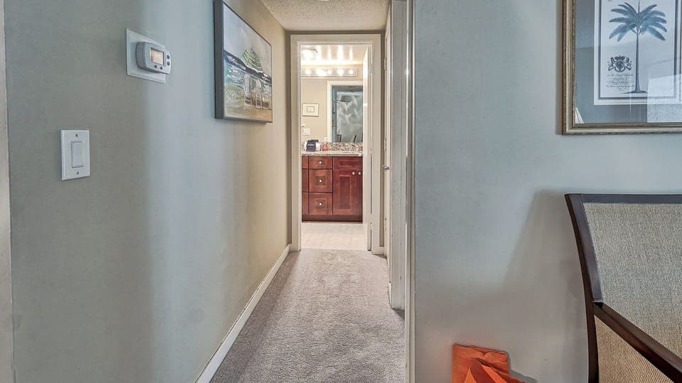 Hall Toward Bathroom and Bedroom