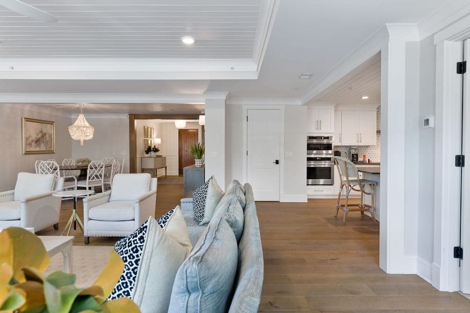 Living Area and Kitchen