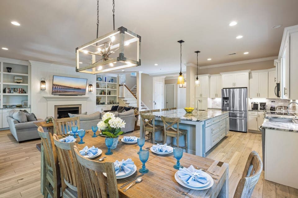 open floor plan