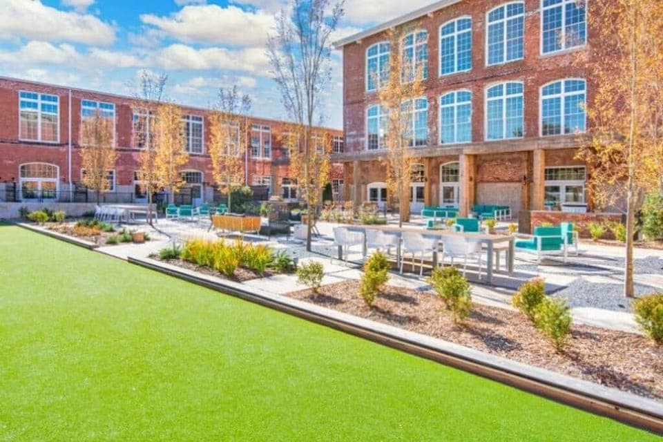 Gorgeous outdoor lounge areas
