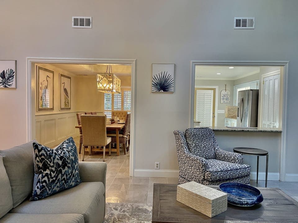 Living Area to Kitchen