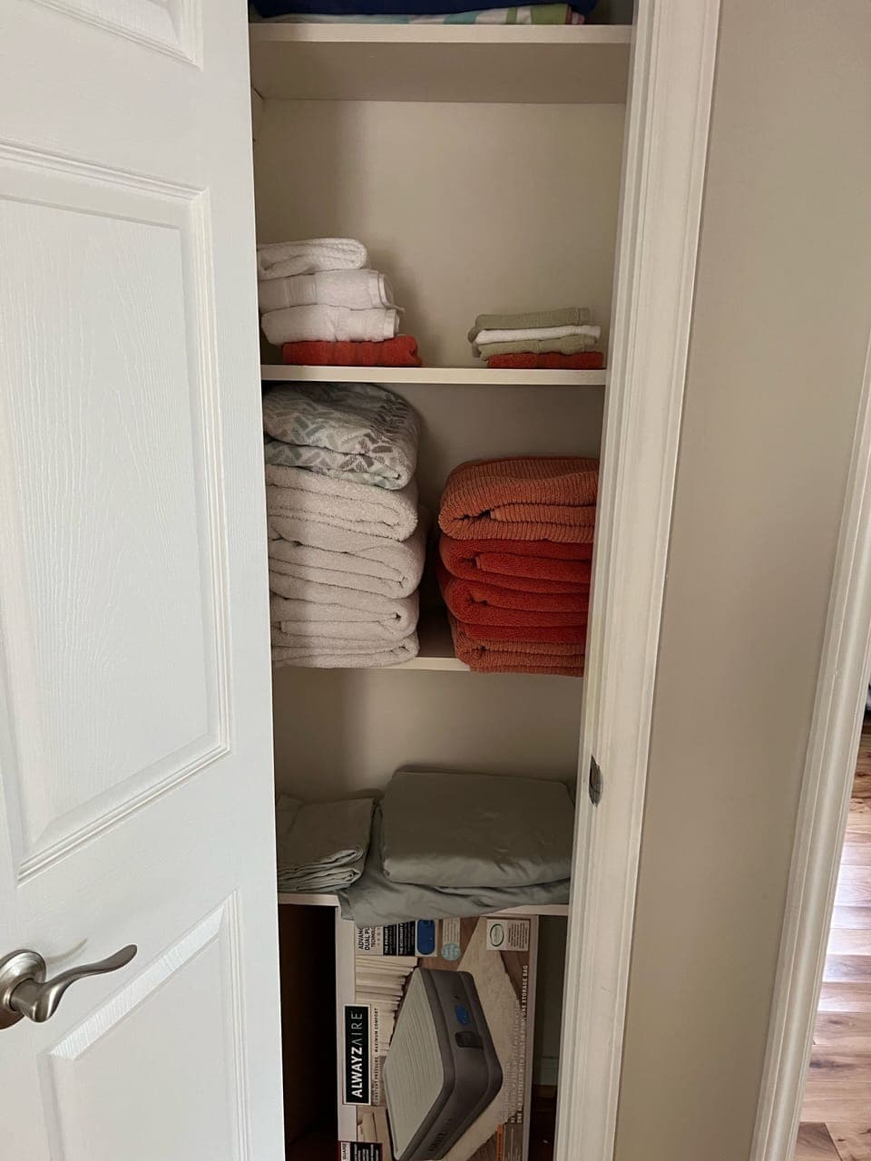 Hall closet