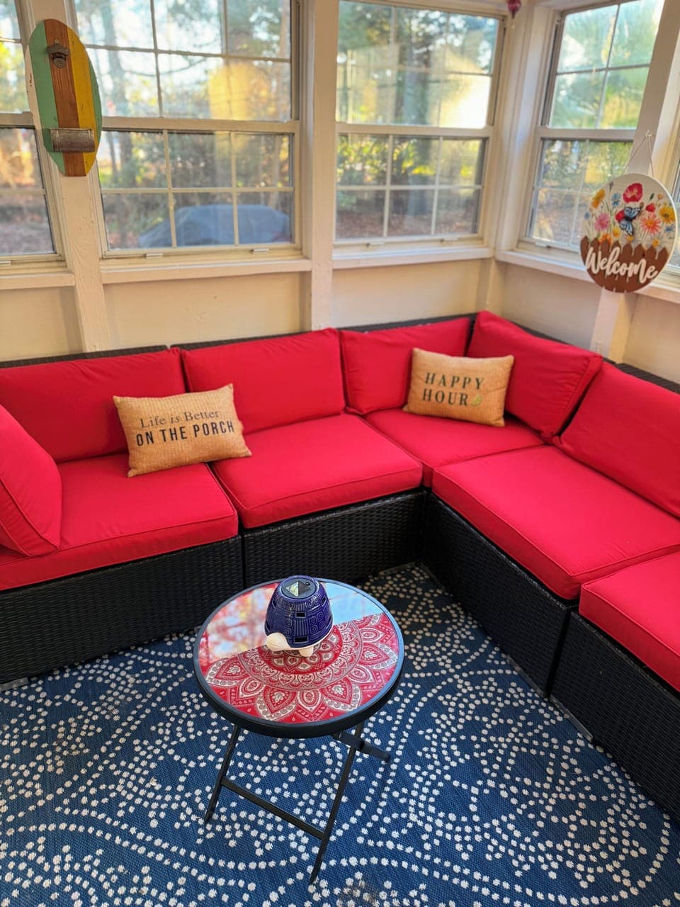 Screened in porch