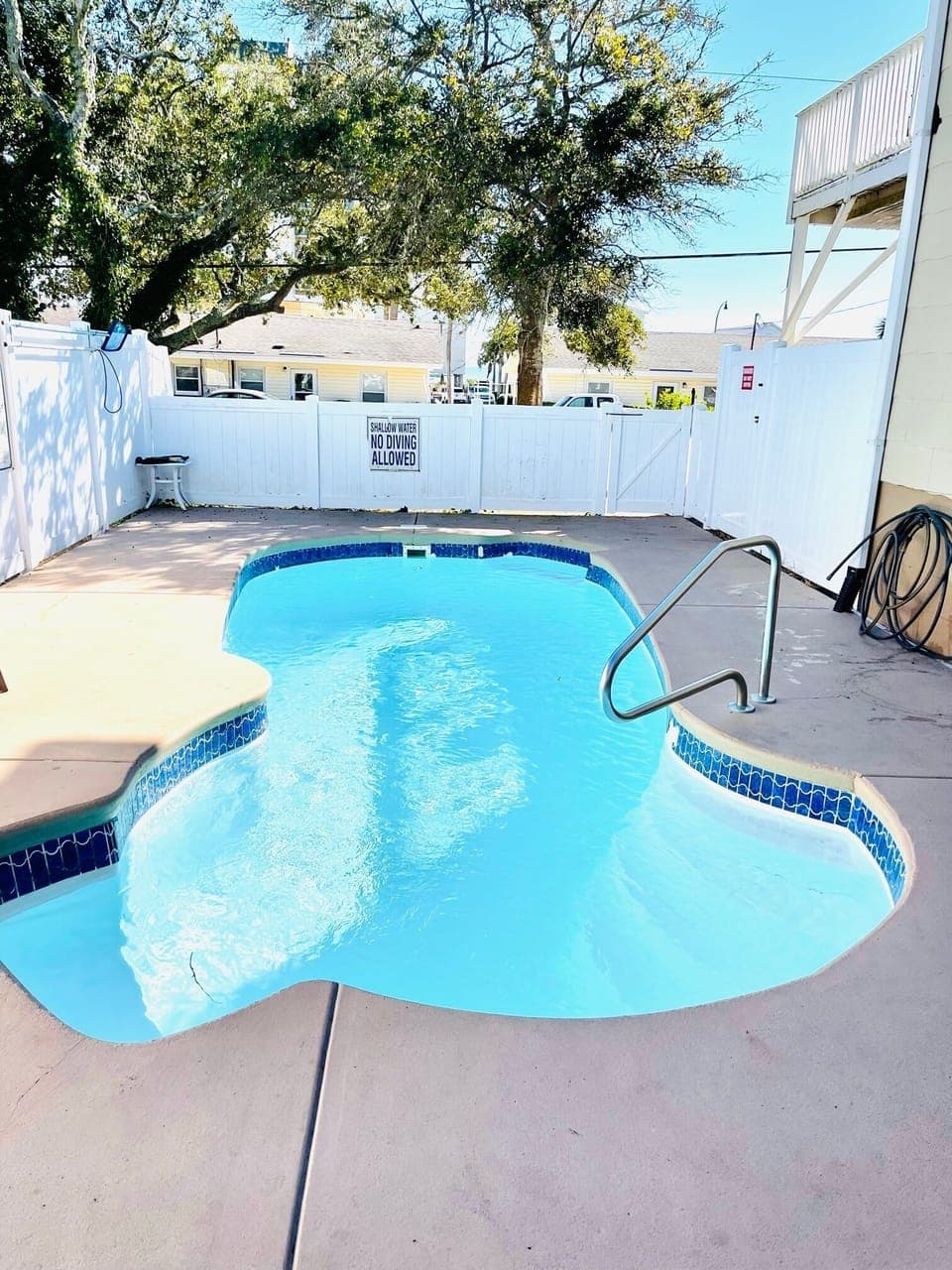 Large saltwater pool!