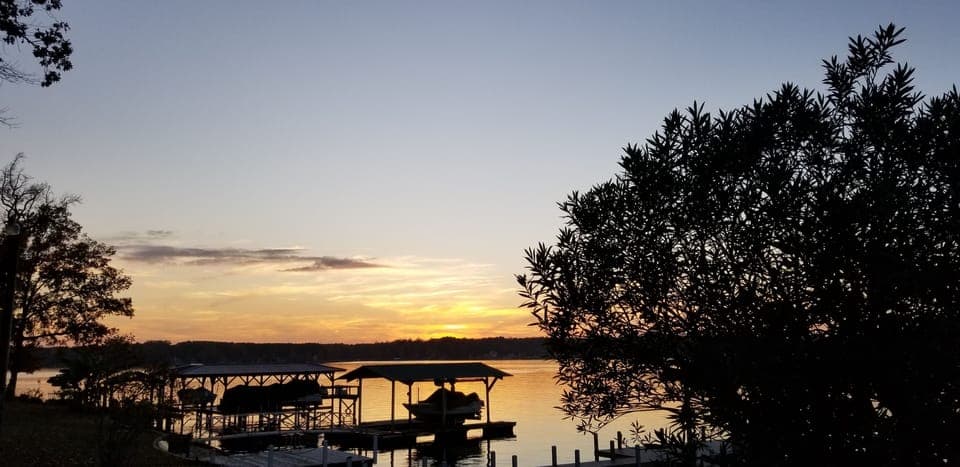Fall sunset