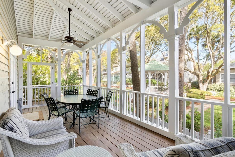 Screened porch
