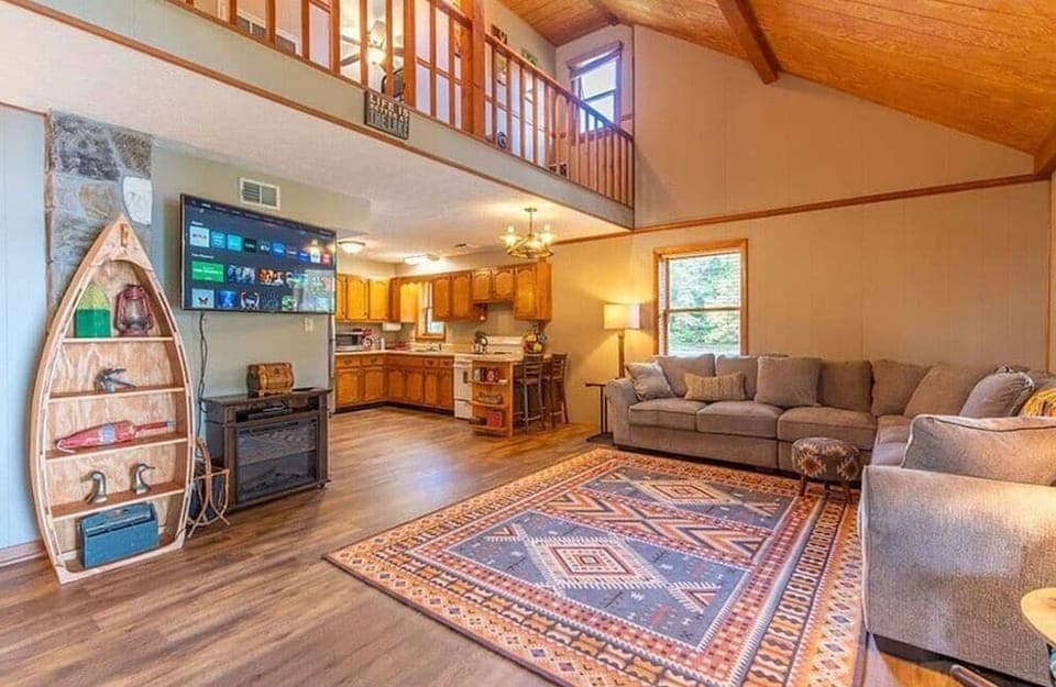 Relax in our comfortable living area.
