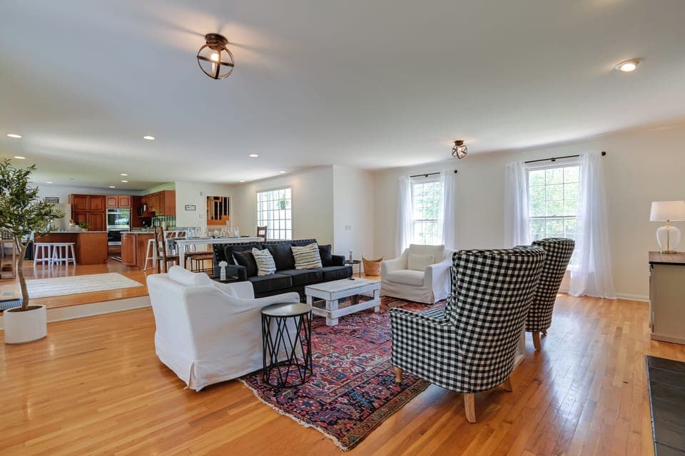 Kingston Springs Vacation Rental | 4BR | 3BA | 2,750 Sq Ft | Stairs Required