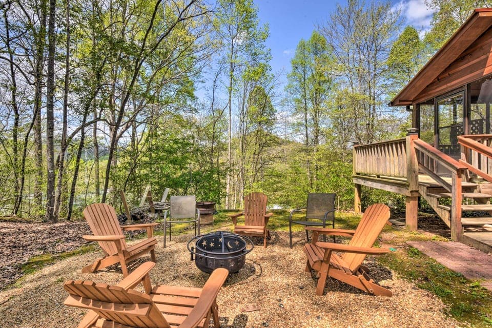 Hiawassee Vacation Rental | 2BR | 1.5BA | Stairs Required | 1,100 Sq Ft