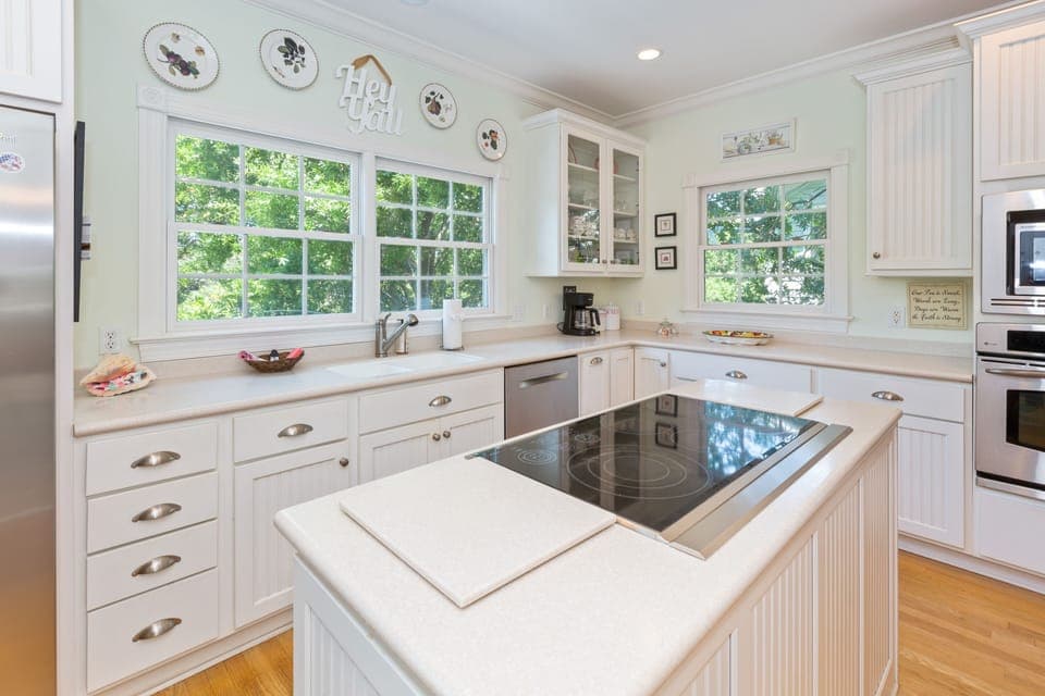 Large open kitchen