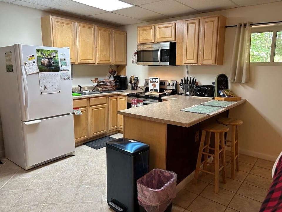 Large open kitchen