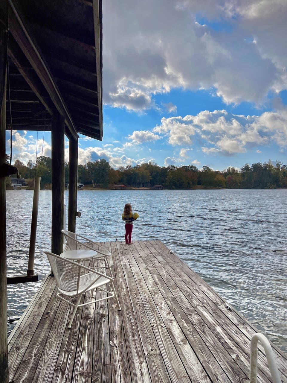 Fish and swim right off the dock!