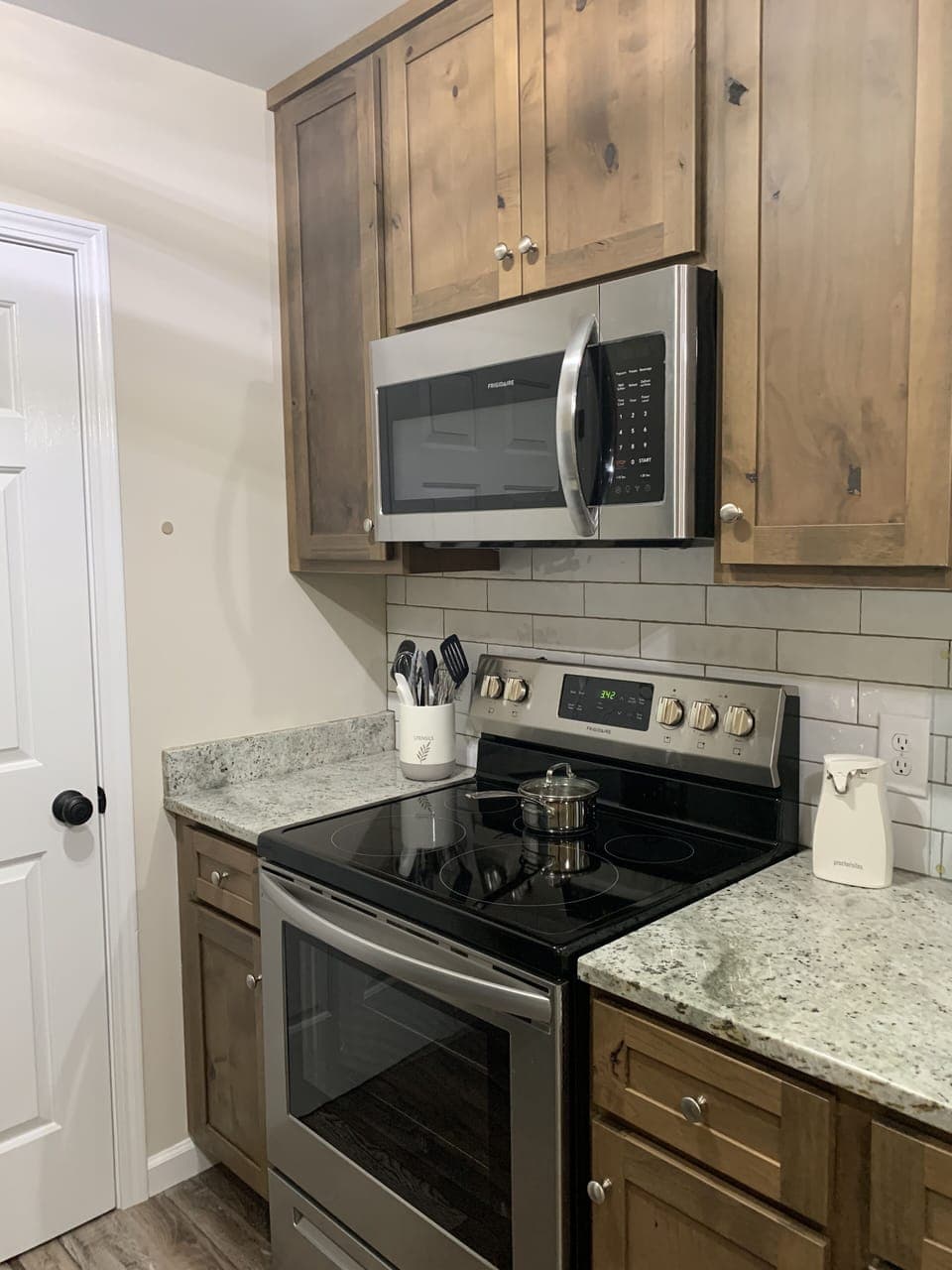 All new appliances in the recently updated kitchen