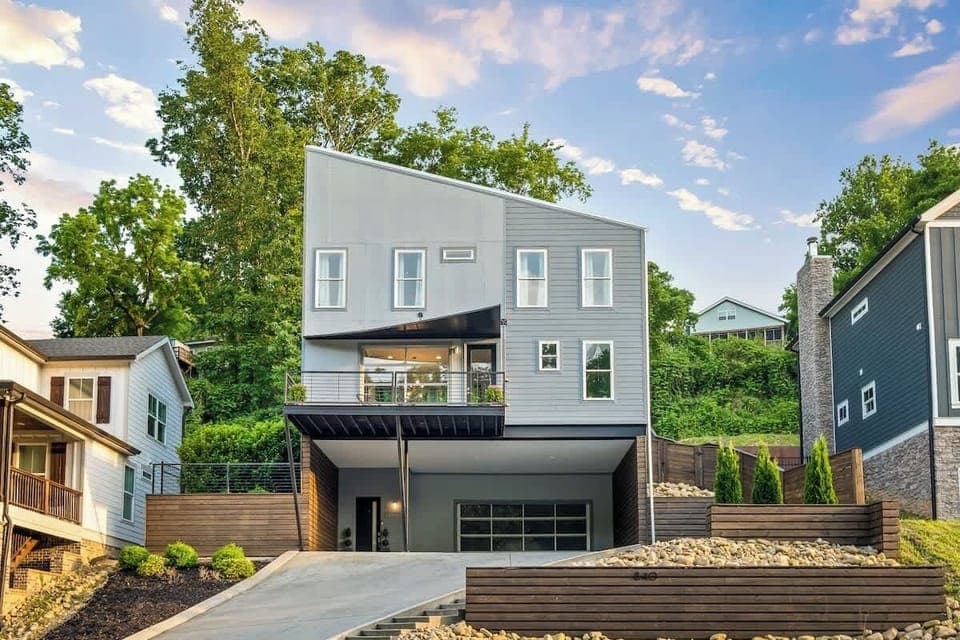 Home exterior. 